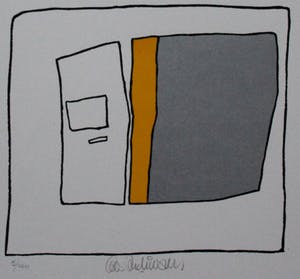 Cees Andriessen - linosnede: Bollewop - 1974 kopen? Bied vanaf 45!