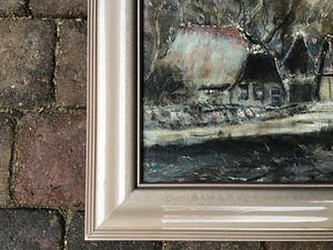 Niet of onleesbaar gesigneerd - Huisjes aan de kade. kopen? Bied vanaf 1!