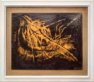 Bob Denneboom - Cosmos - ingelijst verkocht voor € 1!