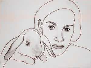 Rosemin Hendriks - zonder titel verkocht voor € 400!