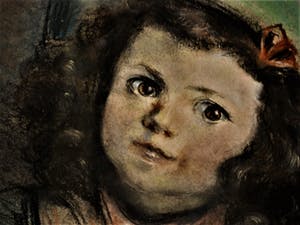 Jan Bleys - Charmant omstreeks 1900 geschilderd portret "Meisje met Hoed" gesigneerd kopen? Bied vanaf 10!