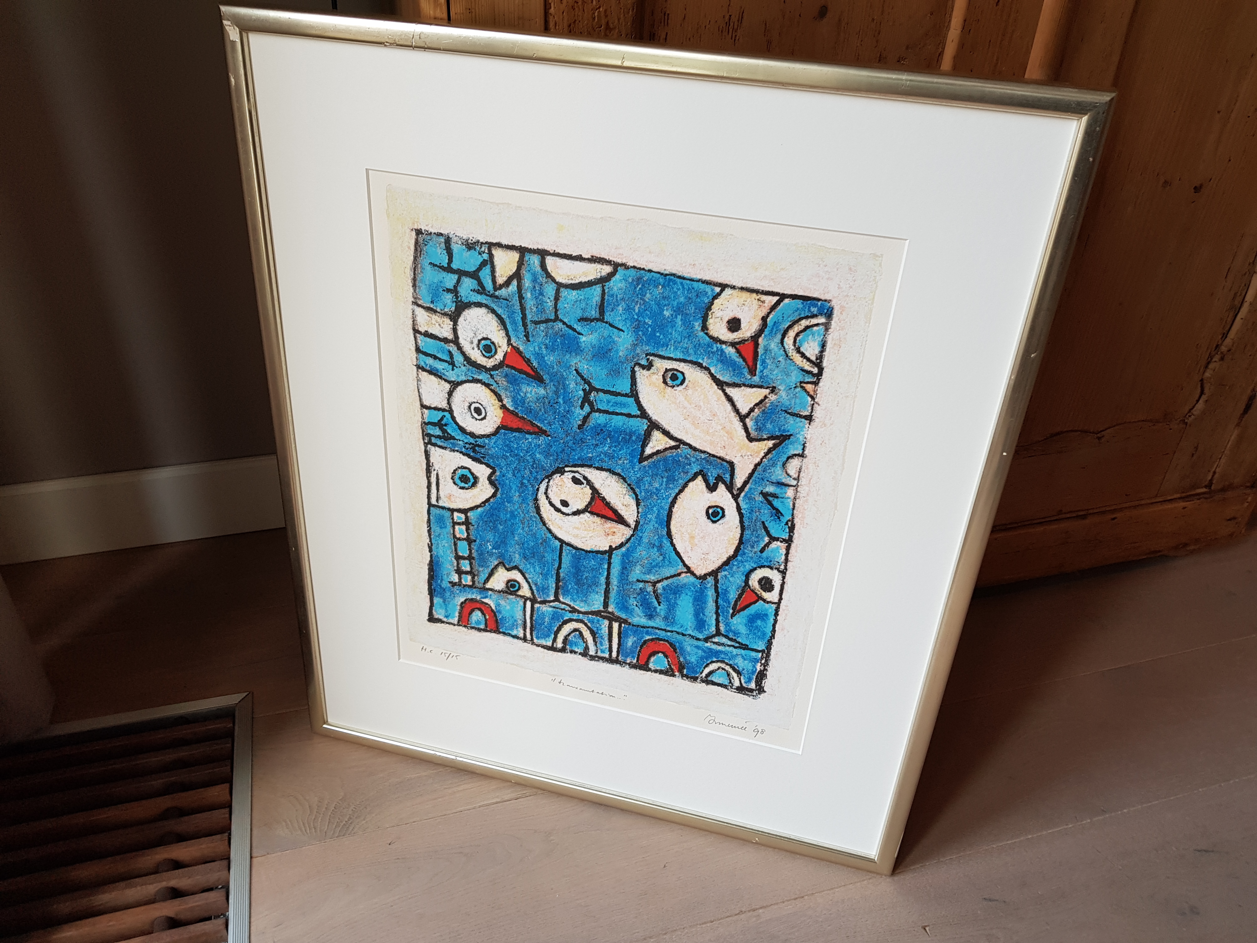 Hans Innemee - zeefstruk 15/15, handgesigneerd en '98 kopen? Bied vanaf 1!