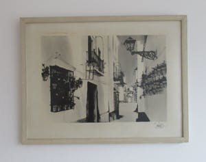 Niet of onleesbaar gesigneerd - Spaans of Zuid-Amerikaans straatje kopen? Bied vanaf 1!