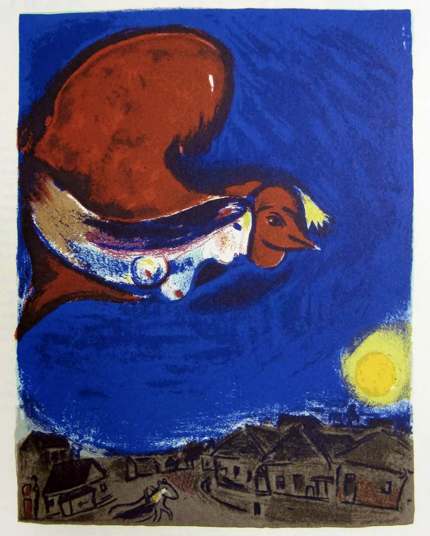 Buy Marc Chagall - 2 farbige Lithographien in "Derriere Le Miroir" von 1950? Bid from 150!