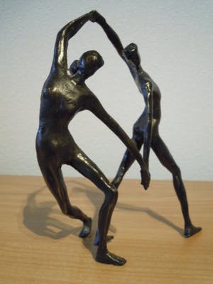 Corry Ammerlaan - 2 Vrolijk dansende personen kopen? Bied vanaf 35!