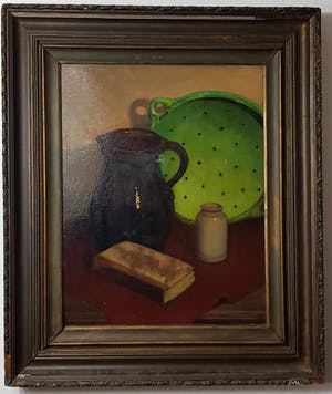 Niet of onleesbaar gesigneerd - Stilleven met melkkan kopen? Bied vanaf 1!