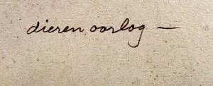 Thijs Mauve - De Dierenoorlog - handgesigneerd kopen? Bied vanaf 30!