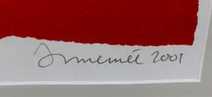 Hans Innemee - Ingelijste zeefdruk: poes - 2001 kopen? Bied vanaf 149!