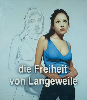 Jan Bollaert - Acryl op doek, Die Frieheit von Langeweil (Groot) kopen? Bied vanaf 80!