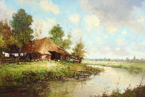 Rob de Haan - Polderlandschap verkocht voor € 100!