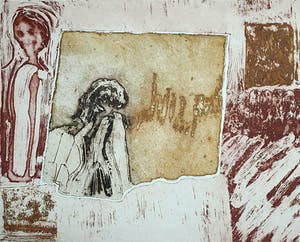 Jan Montyn - Interior Cambodga, aquatint ets kopen? Bied vanaf 95!