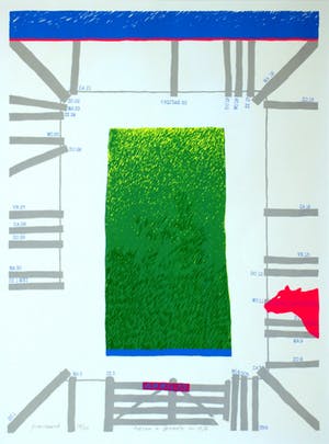Harrie Gerritz - Litho: Grasmaand - 1972 kopen? Bied vanaf 70!