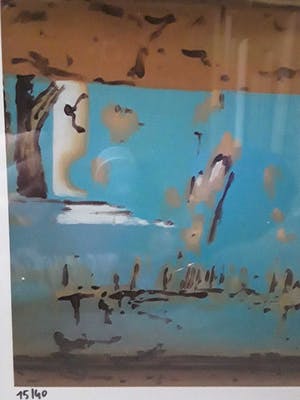 Jan Bollaert - Lambdaprint,Caution Art,ingelijst kopen? Bied vanaf 35!