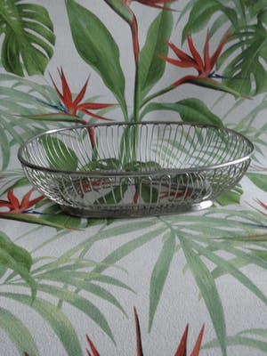 Buy Alessi - Alessi staaldraad brood / fruit schaal? Bid from 1!