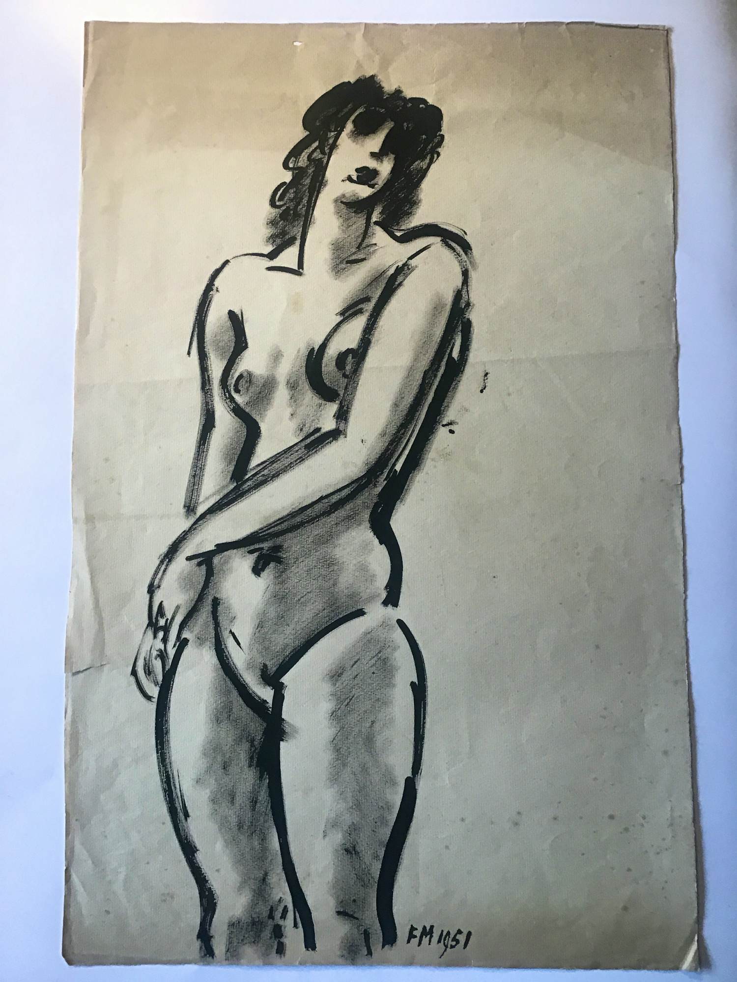 Buy Frans Masereel - Nu debout? Bid from 750!