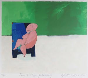 Wouter Stips - Zeefdruk, Een beetje gelukkig - Ingelijst kopen? Bied vanaf 50!