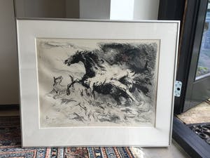 Jan Groenestein - C4889-1, Wolvenaanval kopen? Bied vanaf 75!