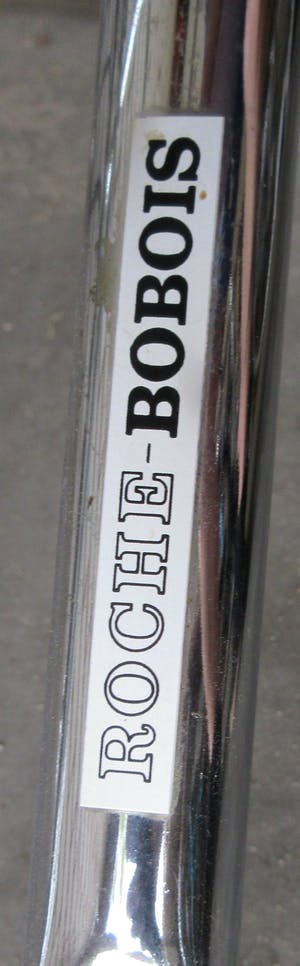 Gastone Rinaldi - Twee draad metalen eetkamerstoelen voor Rima / Roche Bobois kopen? Bied vanaf 10!