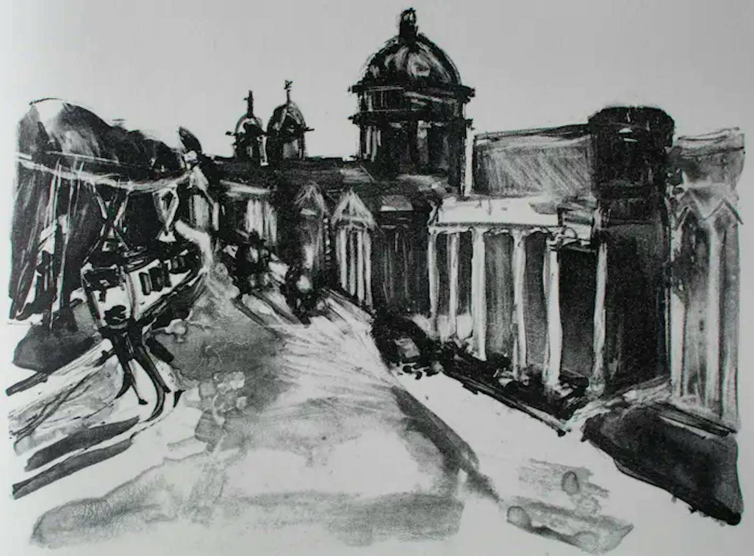 Jeroen Hermkens - Litho: Tien steden, Leningrad - 1988 kopen? Bied vanaf 50!
