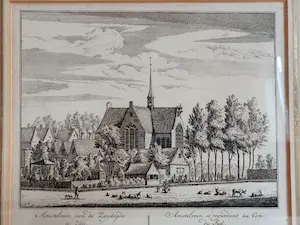 Niet of onleesbaar gesigneerd - Amstelveen aan de Zyudzijde (aanzicht kerk) kopen? Bied vanaf 1!