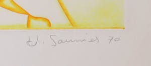 Hector Saunier - Ets en aquatint, Contemplado kopen? Bied vanaf 1!