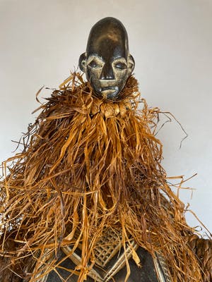 Chokwe - Large African Chokwe horn mask - Angola. kopen? Bied vanaf 65!