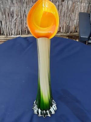 Niet of onleesbaar gesigneerd - Vaas - Aronskelk kopen? Bied vanaf 10!