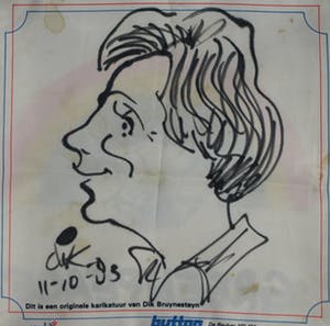 Dik Bruynesteyn - Karikatuur tekening t.b.v. Greenpeace – gesigneerd - 1983 kopen? Bied vanaf 1!