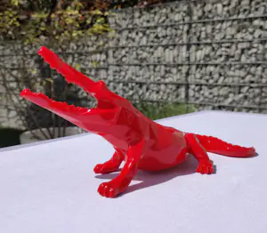 Richard Orlinski - CROCO SPIRIT (RED EDITION) kopen? Bied vanaf 250!