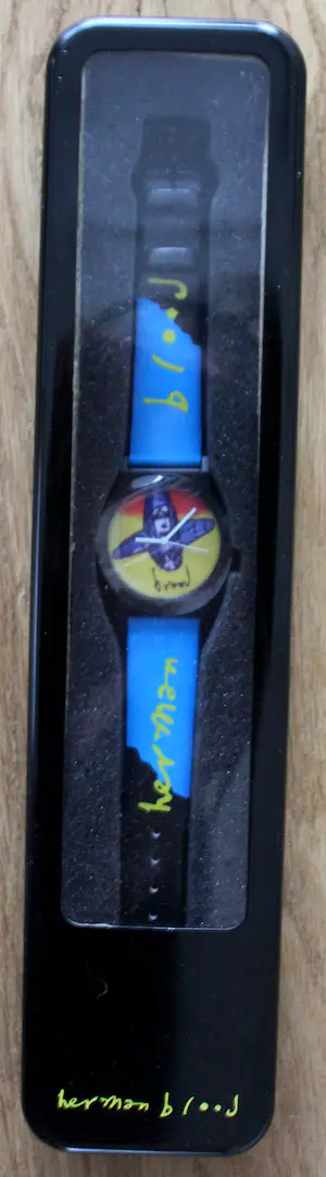 Herman Brood - Nieuw horloge, druk gesigneerd kopen? Bied vanaf 39!