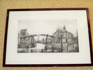 Jan van Rijsewijk - Grafiek - Stadsgezicht kopen? Bied vanaf 50!
