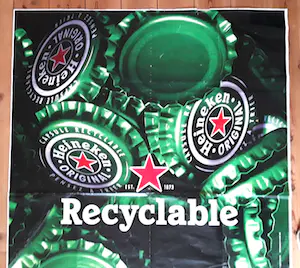 Niet of onleesbaar gesigneerd - Unieke, zeldzame Franse billboardposter Heineken kopen? Bied vanaf 1!