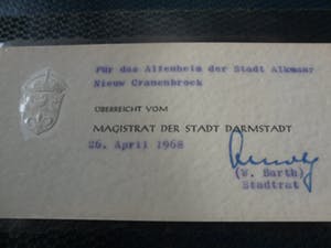 Niet of onleesbaar gesigneerd - Kleuren ets. Darmstad kopen? Bied vanaf 10!