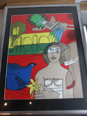 Corneille - litho: Les amoureux de l’isle Adam kopen? Bied vanaf 275!