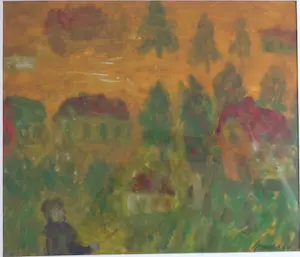 AcheterEugène Brands - PERSOON IN EEN LANDSCHAP / OLIEVERFDRUK / 45x55cm / KADER / STICHTING / ZELDZAAM? Enchérissez de 1!