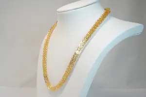 40 - 18 karaats geelgouden fantasie schakel collier kaufen? Bieten Sie von 920!