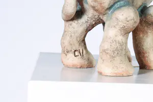 Cees Vermeer - Keramieken beeld, paard en vis kopen? Bied vanaf 50!