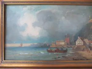 Henri van Wijk - (1833-1889) Havengezicht Bretagne kopen? Bied vanaf 180!