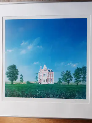 Gerrie Wachtmeester - Litho, titel, Huis de Wolf kopen? Bied vanaf 80!