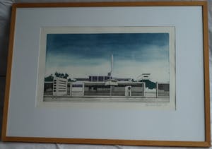 Peter van der Heijden - Ets en aquatint , Belgische brievenbussen – gesigneerd – 1977 – nr 1 van 12 kopen? Bied vanaf 50!