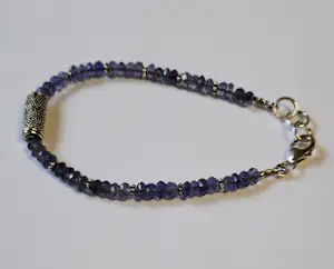 Buy Nieuwe Armband van natuurlijke blauwe  facetgeslepen saffieren? Bid from 70!