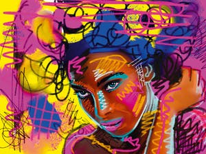 Peter Klashorst - Street Art Woman kopen? Bied vanaf 1!