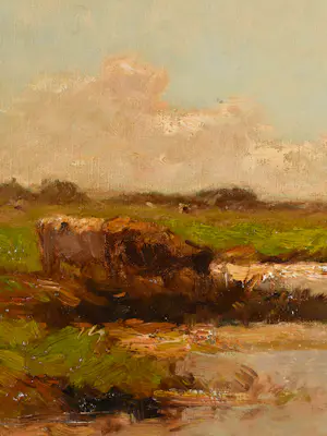 Aris Knikker - Wilgen bij het kanaal kopen? Bied vanaf 800!