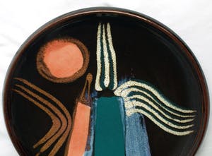 Brian Gartside - Aardewerk – bord – doorsnede 31,5 cm kopen? Bied vanaf 35!