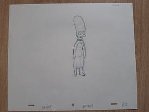 Matt Groening - The Simpsons, originele productie tekening Marge kopen? Bied vanaf 1!