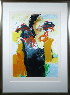 Richard Smeets - Zeefdruk, Zonder titel - Ingelijst (Groot) verkocht voor € 50!