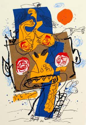 Kees Salentijn - zeefdruk -1997 verkocht voor € 49!