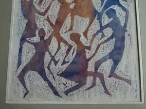 Klaas Pijlman - Gemengde techniek , Dansende mensen – 1960 kopen? Bied vanaf 35!