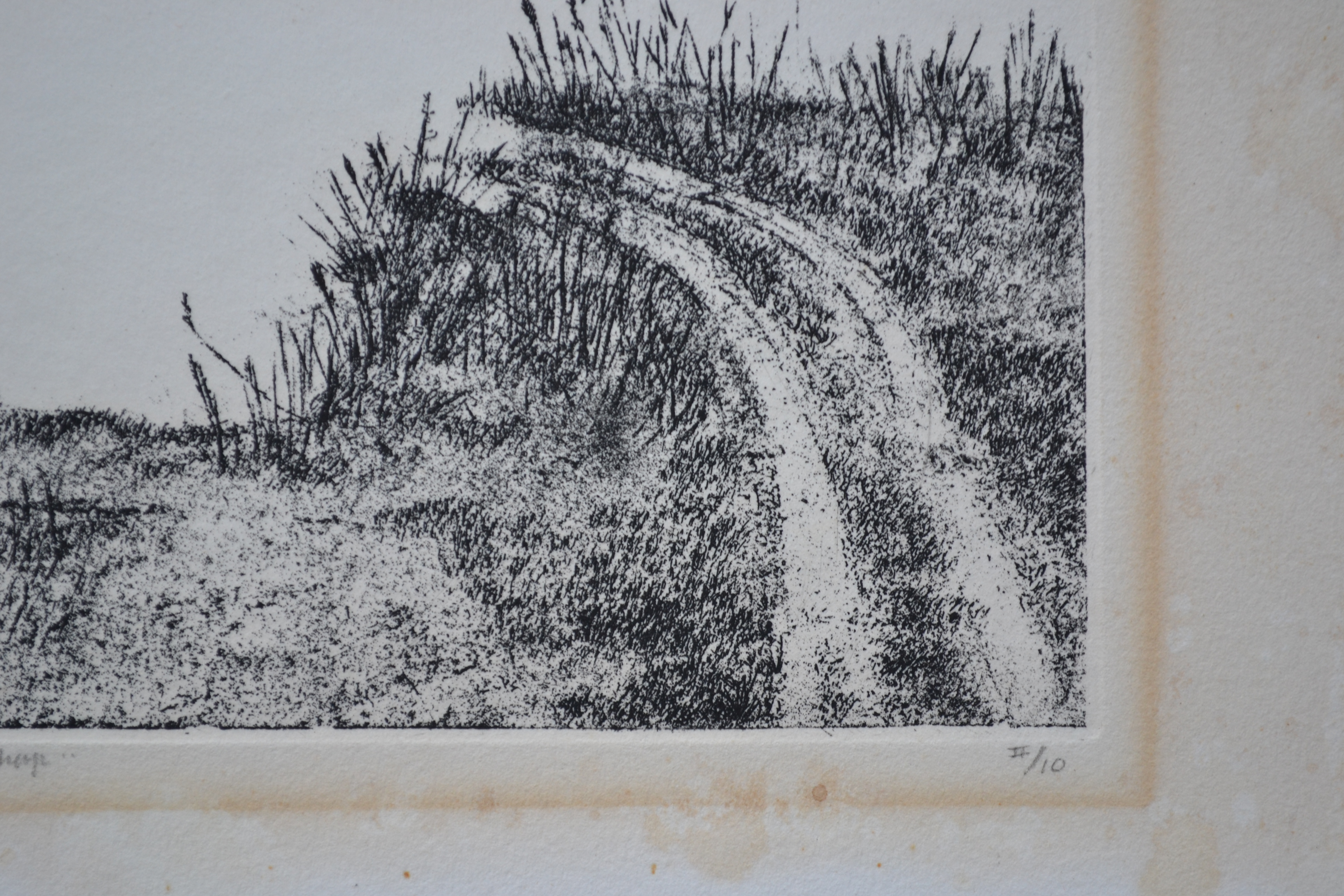 Menno van der Weerd - Ets - Landschap - 1969 - 2/10 - Gesigneerd kopen? Bied vanaf 1!