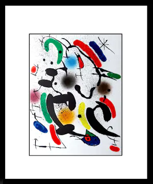 Joan Miro - Litografía original VI (band I) 1972 - Referentie Mourlot 862 kaufen? Bieten Sie von 139!